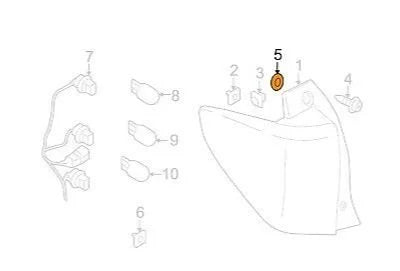 84940SA000 Rear Light Seal 2003 Onwards