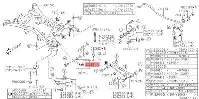 20254AE010 Subaru Lateral Arm Inner Bush 1998-2005