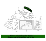 52401FG0309P Subaru Rear Back Panel 2010-2014