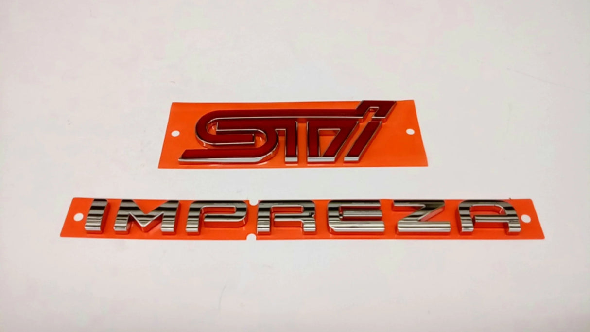 93073FG050 Subaru Hatchback STI Impreza Boot Badge 2008-2010
