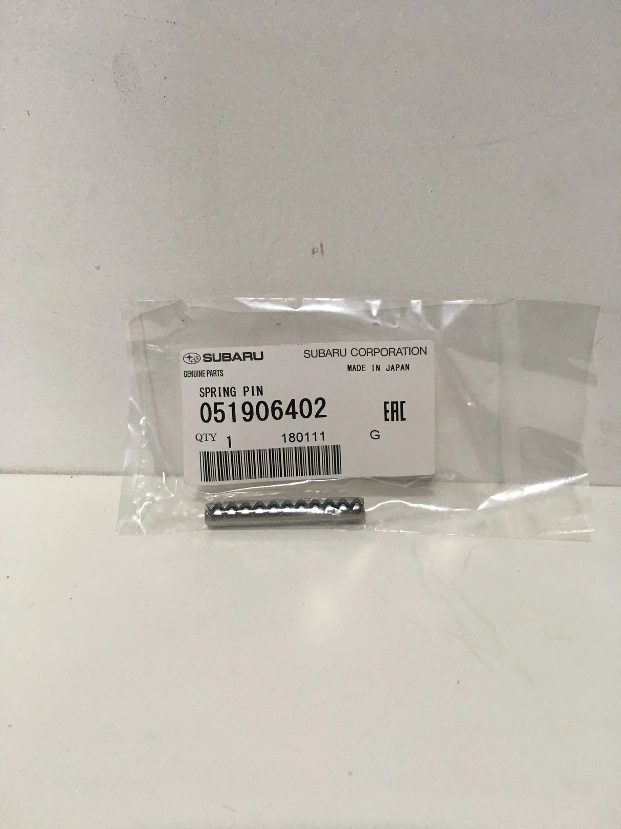 051906402 Subaru Spring Pin 5x40 Drive Shaft - Diff Output Shaft