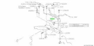 21141AA054 Subaru Engine Water Tank Pipe 2001-2003