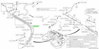 42068FE060 Subaru Fuel Breather Pipe 2001-2007