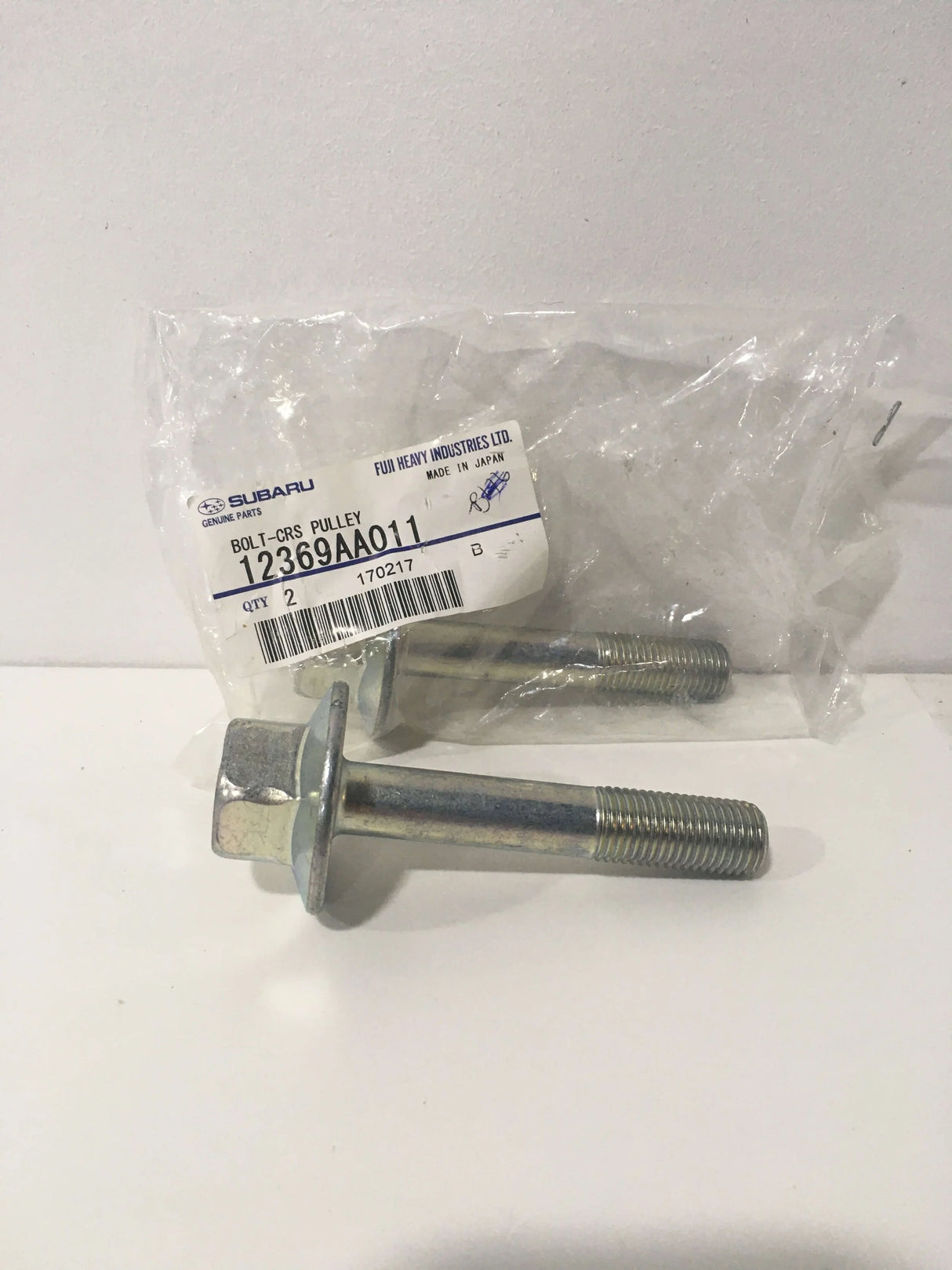 12369AA011 Subaru Crank Pulley Bolt 1997 Onwards