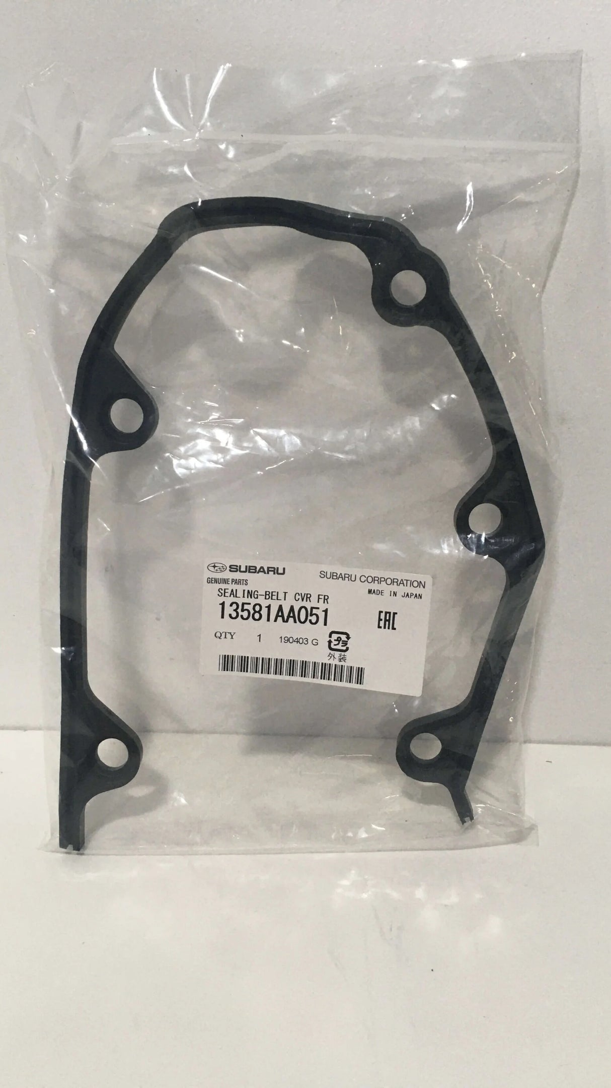 13581AA051 Subaru Cam Belt Cover Gasket Front 1990 Onwards