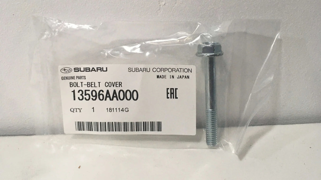 13596AA000 Subaru Cam Belt Cover Bolt (Long) 1998 Onward