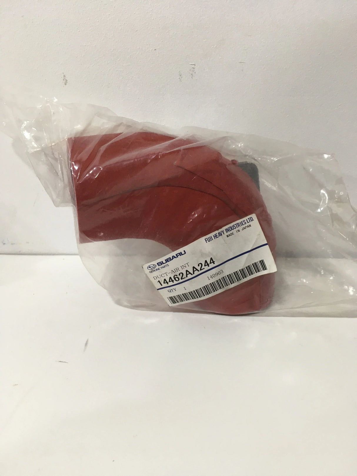 14462AA244 Subaru Hose Turbo to Intercooler Red Pipe