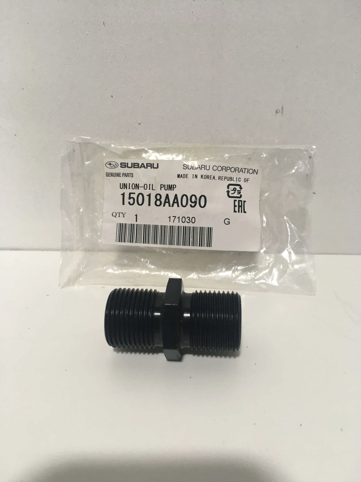 15018AA090 Subaru Oil Cooler Delete Fitting