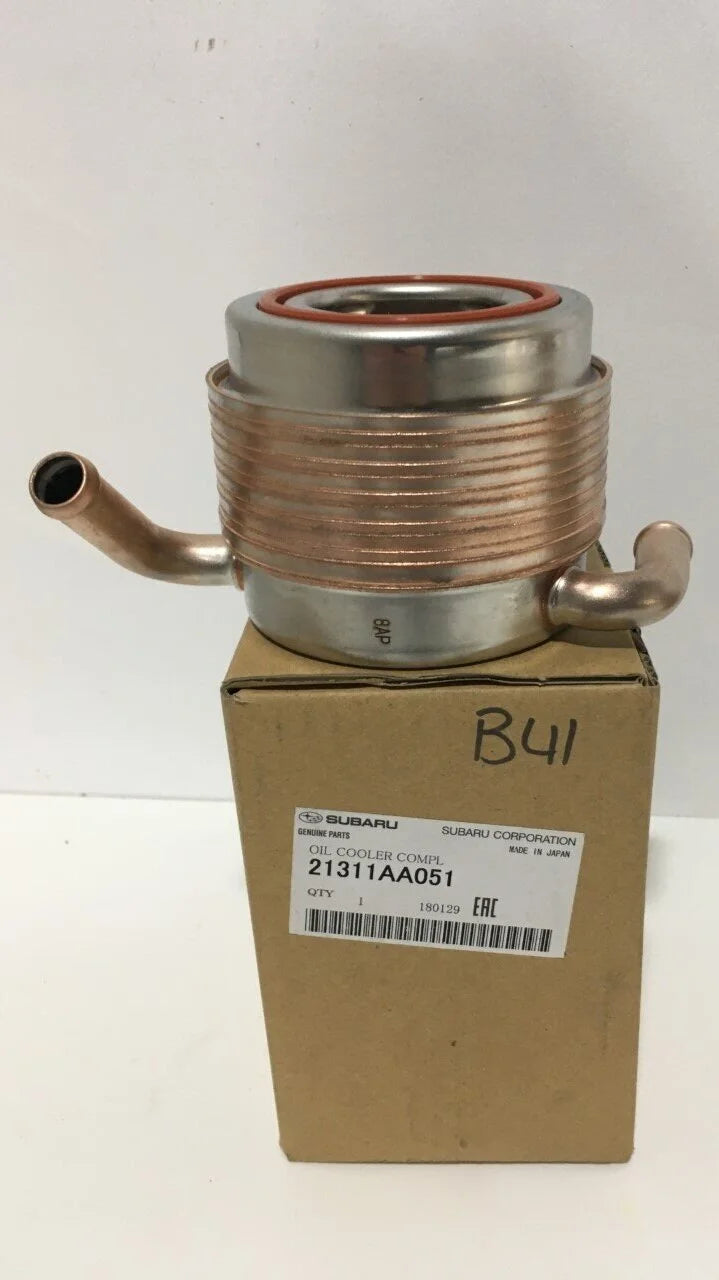 21311AA051 Subaru Engine Oil Heater Exchanger (Modine) Single Scroll 2001-2007