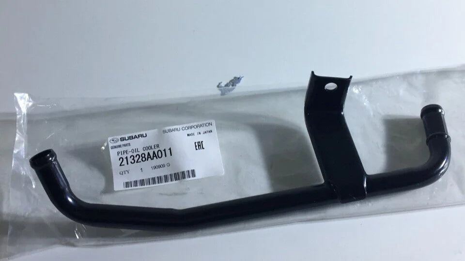 21328AA011 Subaru Oil Cooler Modine Water Cross Over Pipe 1995-2007
