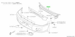 57712SA240 Subaru Forester Front Bumper Beam 2005-2007
