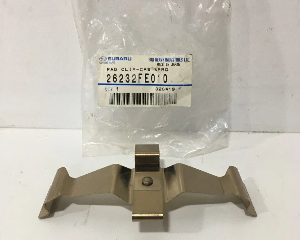 26232FE010 Subaru Pad Retaining Plate (Front Caliper Cross Spring) 2001 Onwards