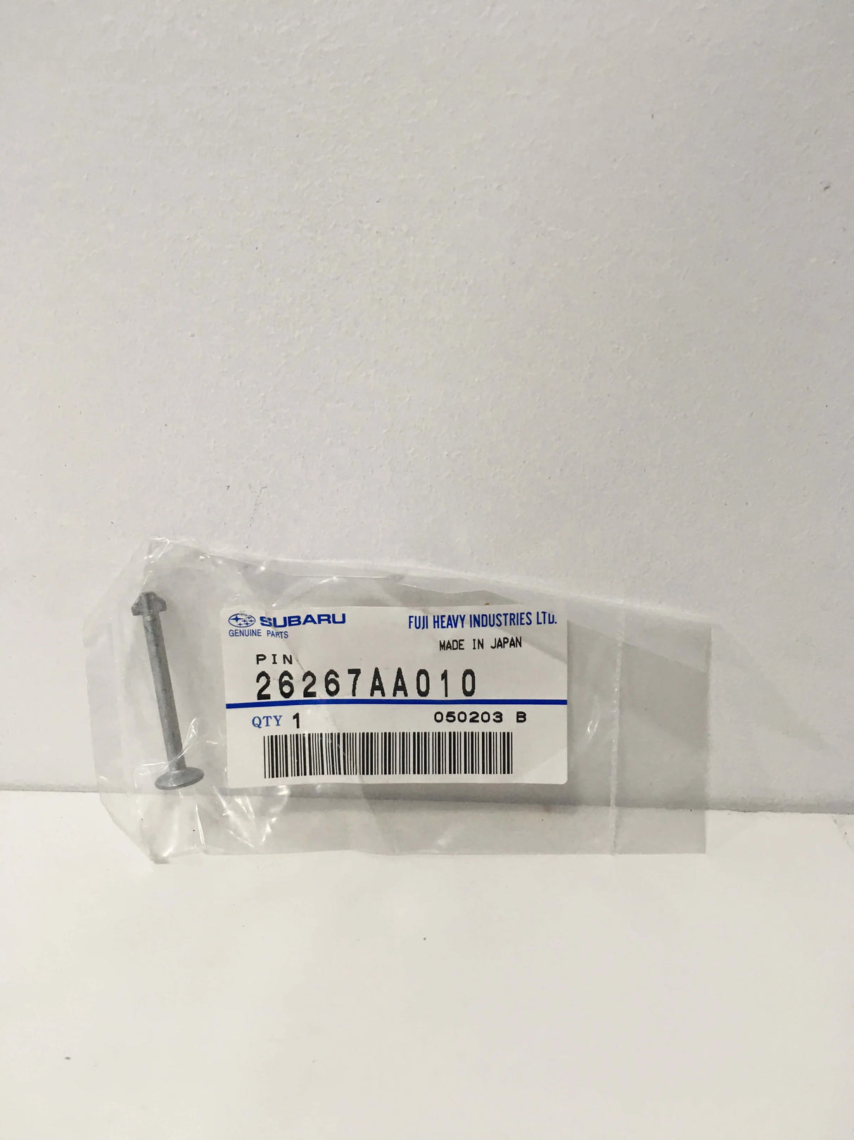 26267AA010 Subaru Brake Shoe Retaining Pin