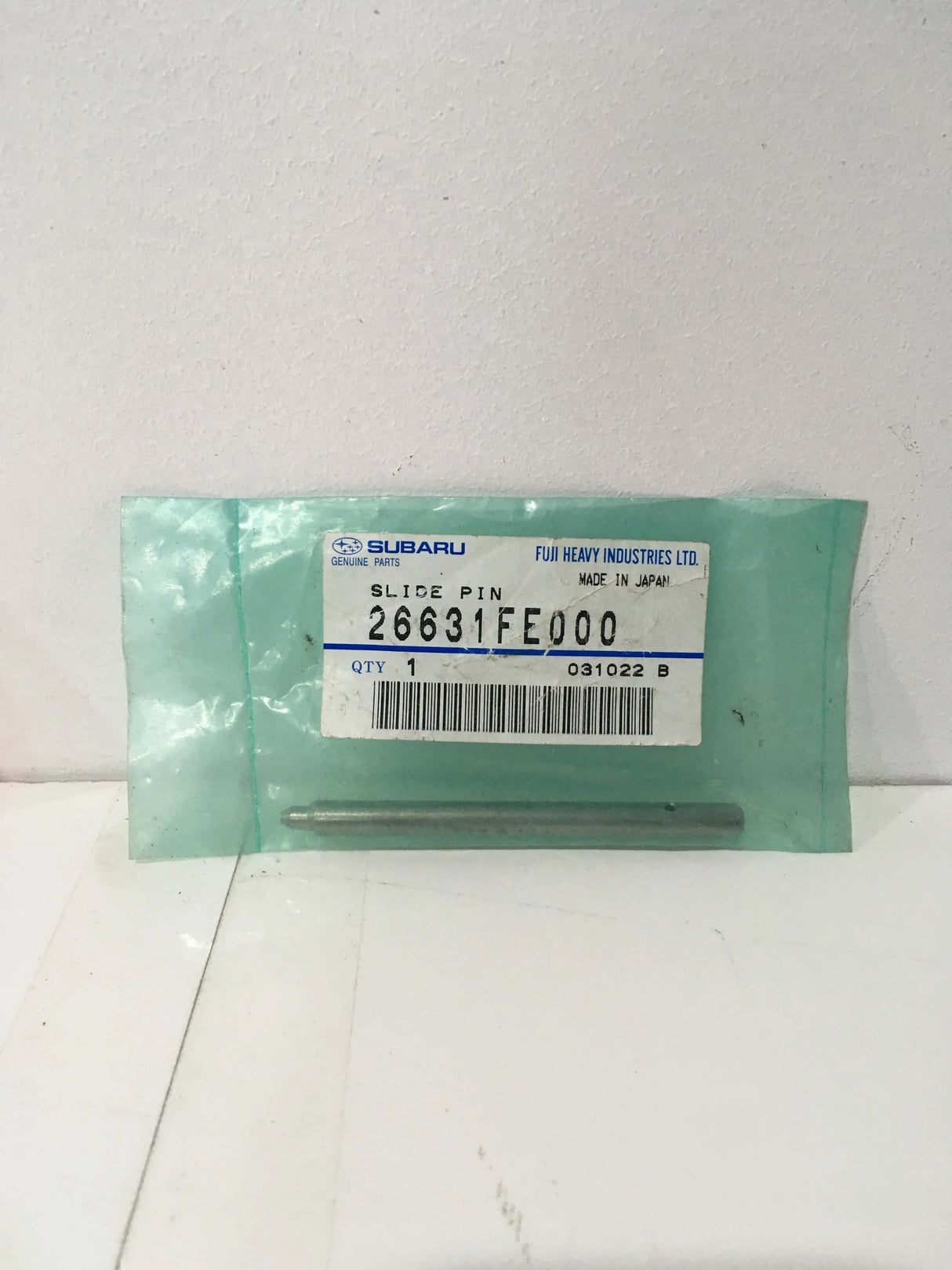26631FE000 Subaru Rear Disc Pad Pin Brembo 2001 Onwards