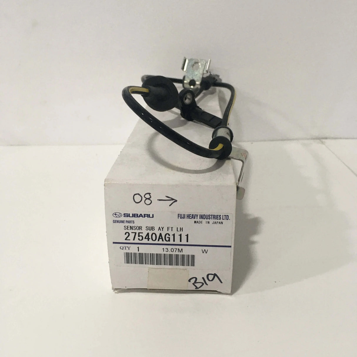 27540AG111 Subaru ABS Wheel Speed Sensor Front L/H 2008-2014