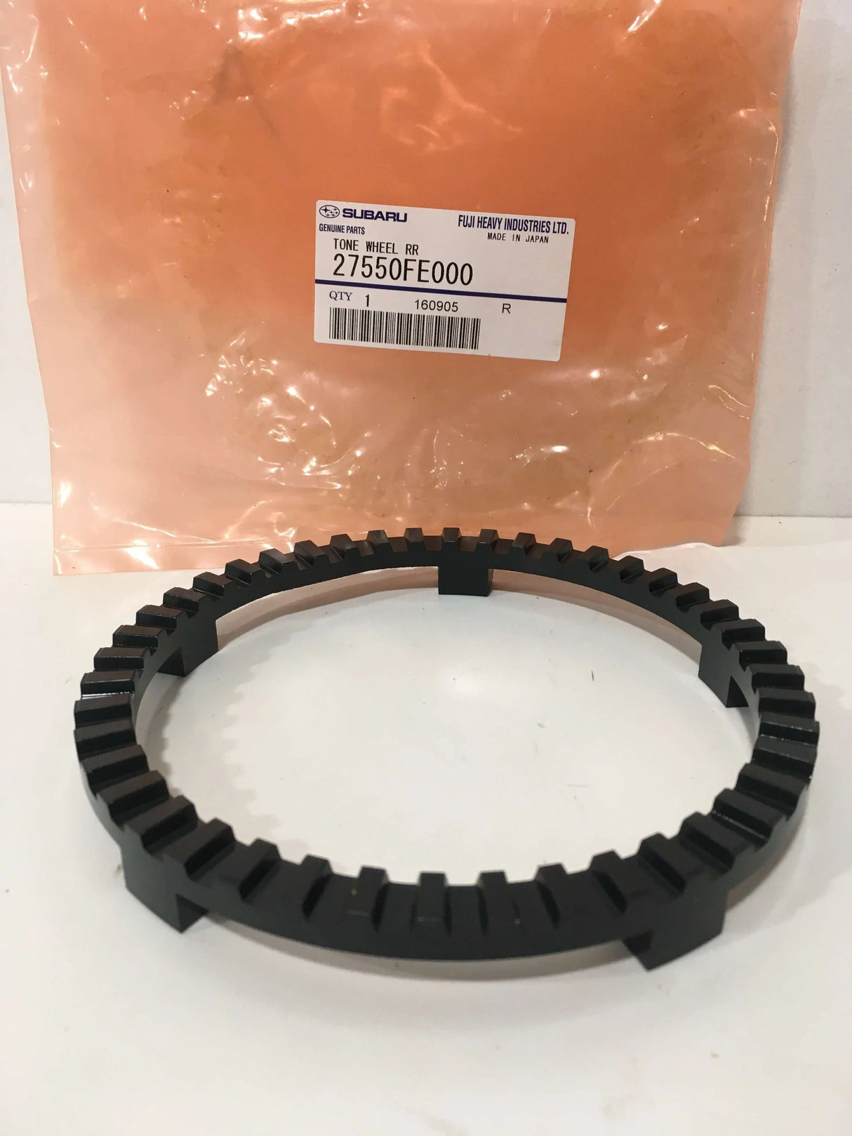 27550FE000 Subaru ABS Wheel Speed Sensor Rear Tone Ring 2001-2007