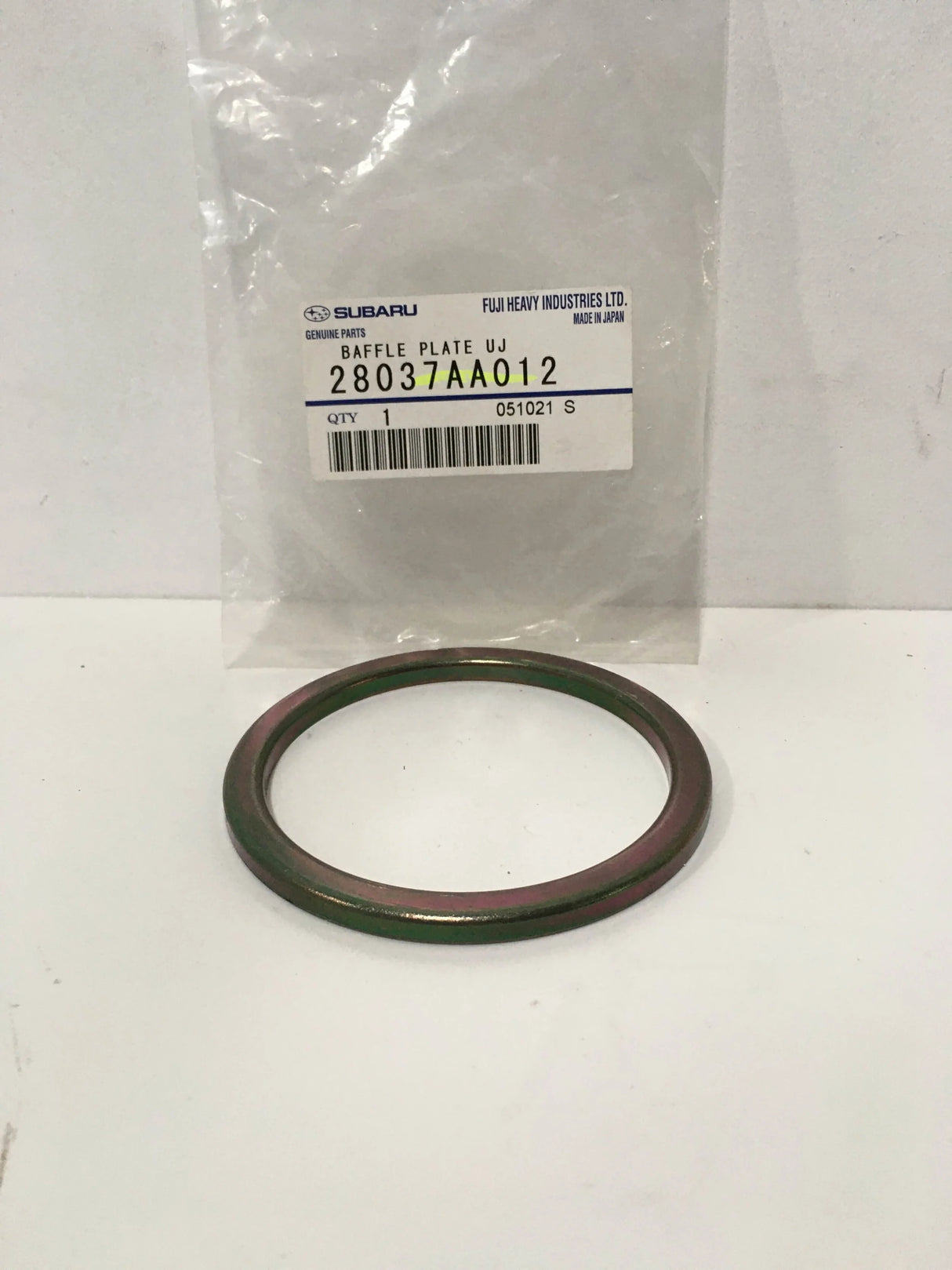 28037AA012 Subaru Baffle Plate Rear Driveshaft 1990-2007