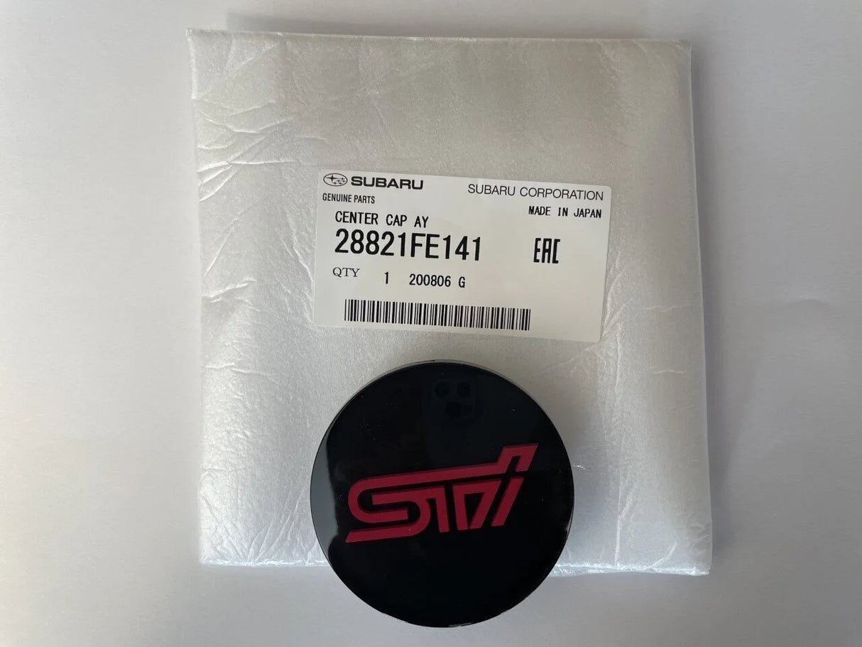 28821FE141 Subaru STI Wheel Centre Caps (28821FE140)