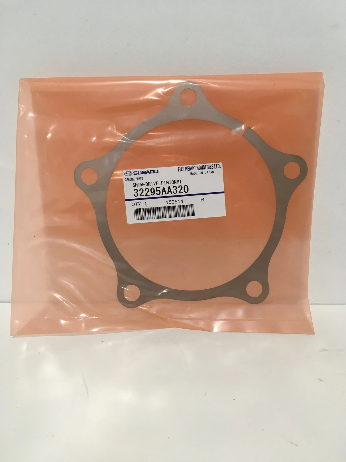 32295AA320 Subaru Shim Front Diff Pinion T=0.275