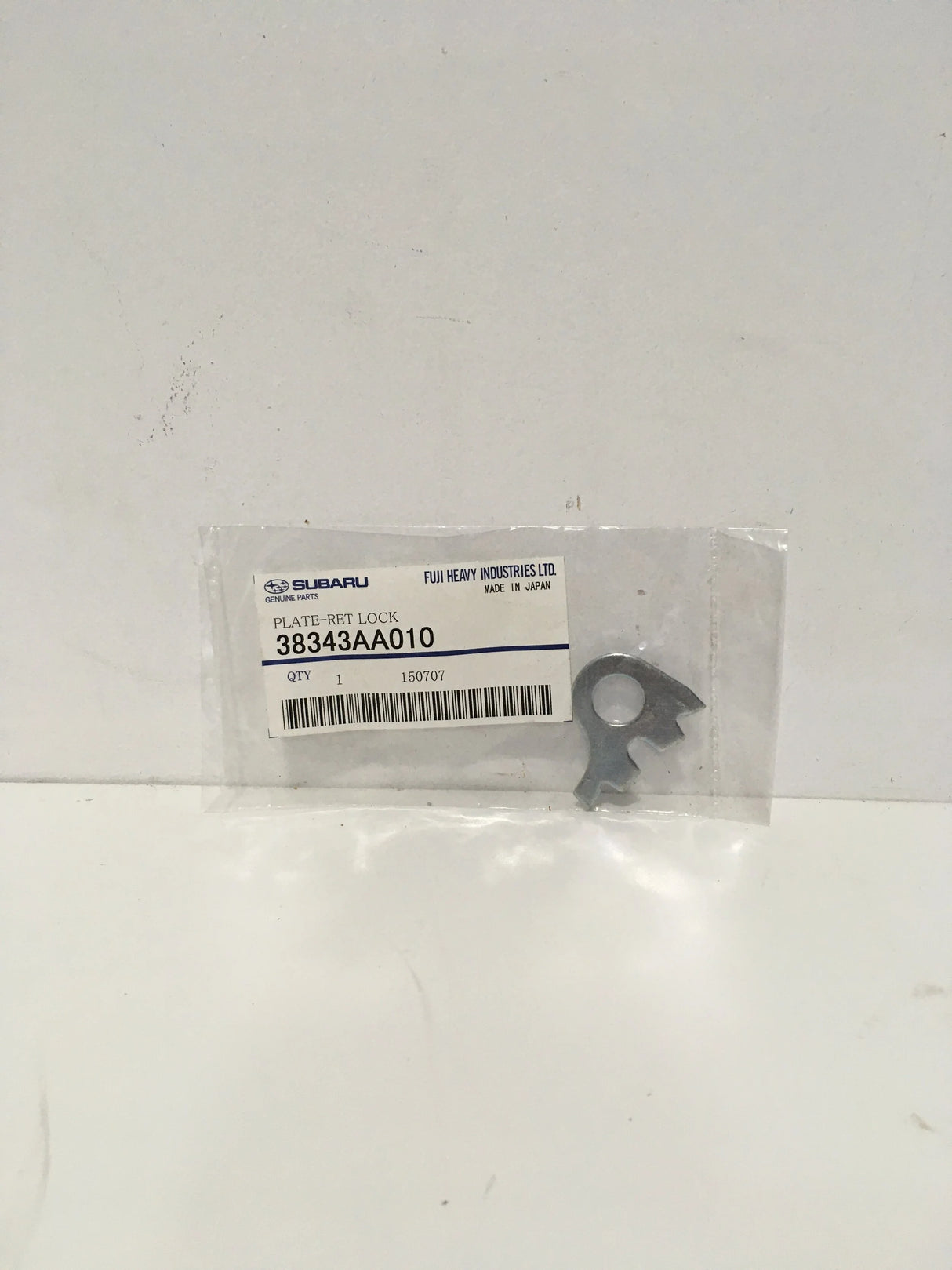38343AA010 Subaru Diff Side Plate Lock Tab L/H