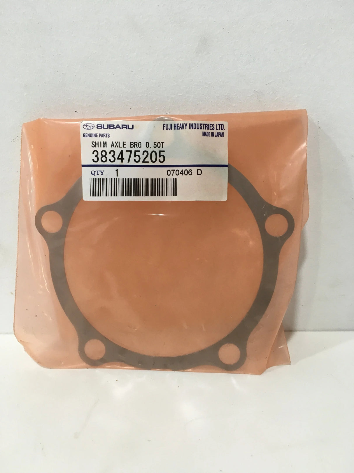 383475205 Subaru Shim Axel Bearing 0.5mm