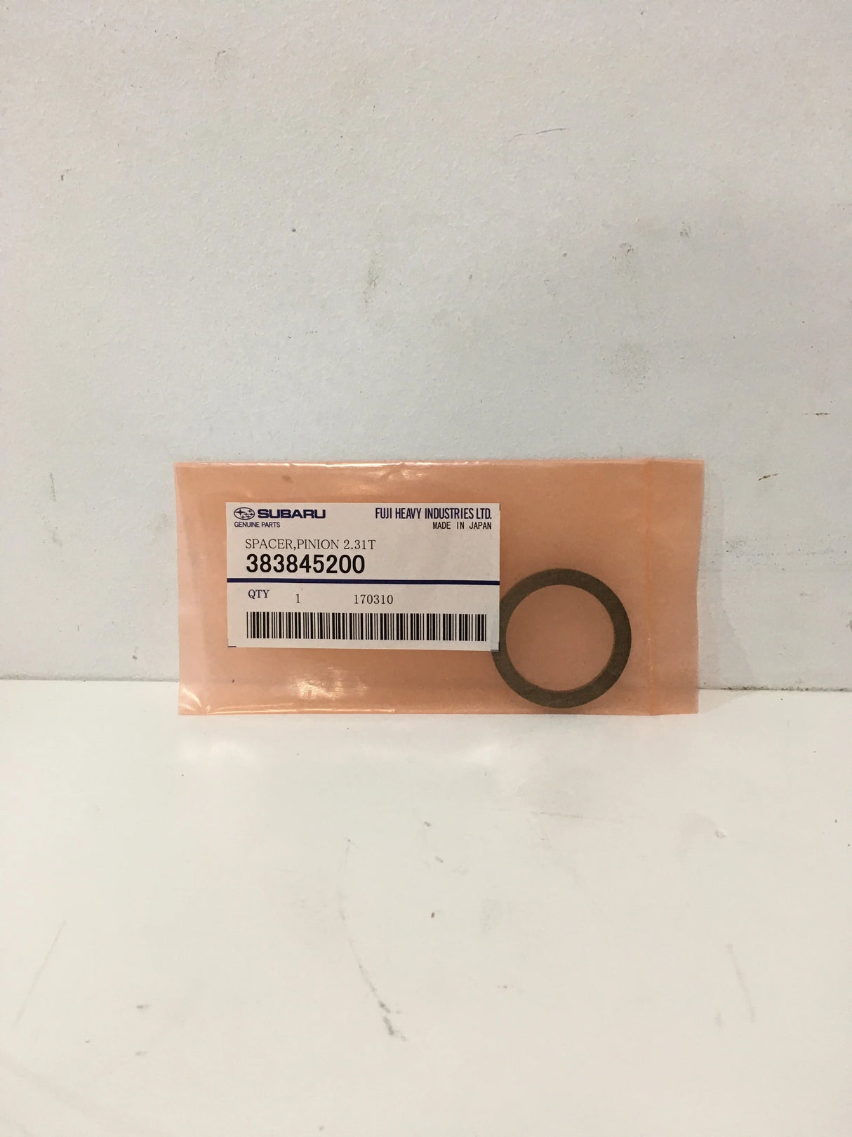 383845200 Subaru Shim Rear Diff Pinion T=2.31