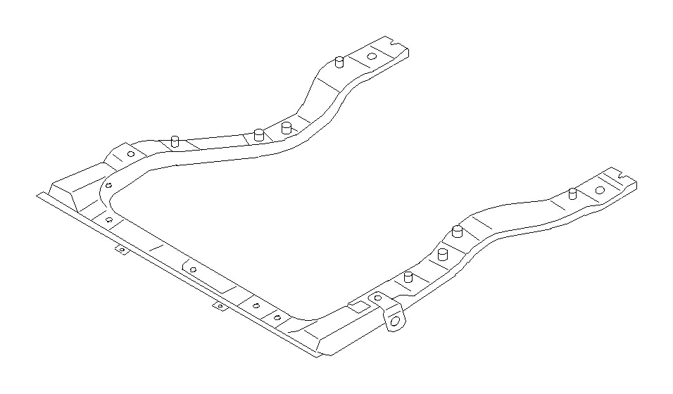50515FE022 Subaru Front Subframe Assembly (U Chassis)