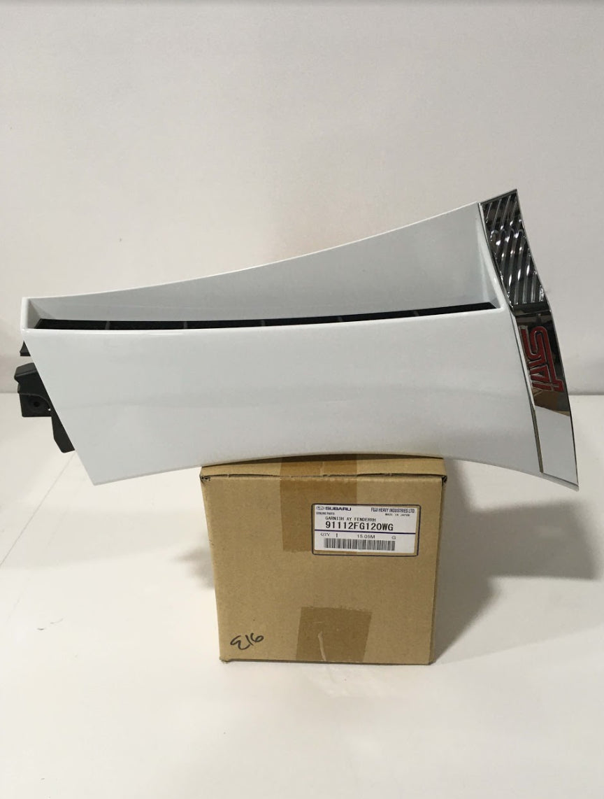 91112FG120WG Subaru Front Wing Lower Moulding (Garnish) R/H 2008 Onwards