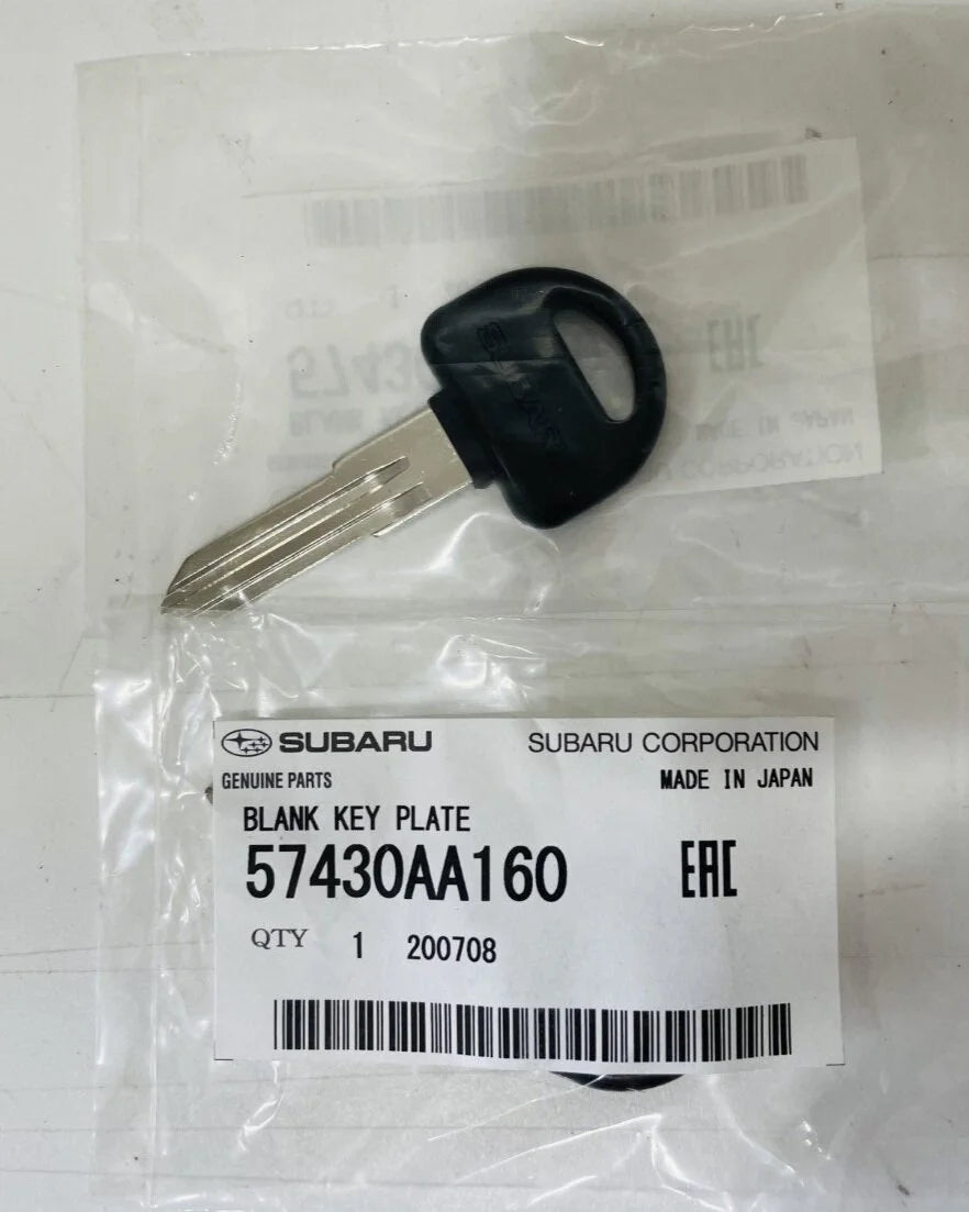 57430AA160 Subaru Blank Key 1989-2000