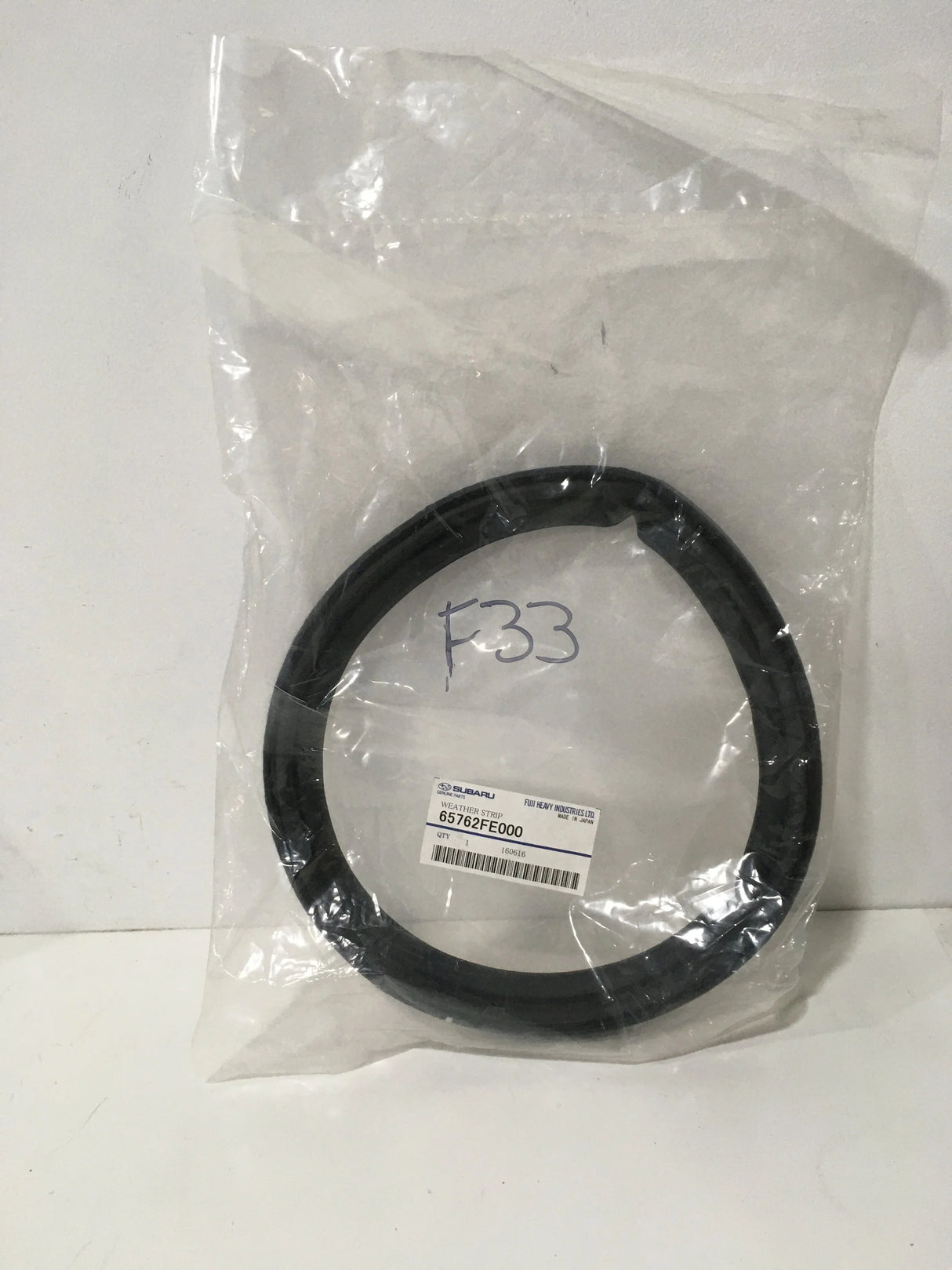 65762FE000 Subaru Roof Vent Rubber Seal 2001-2007