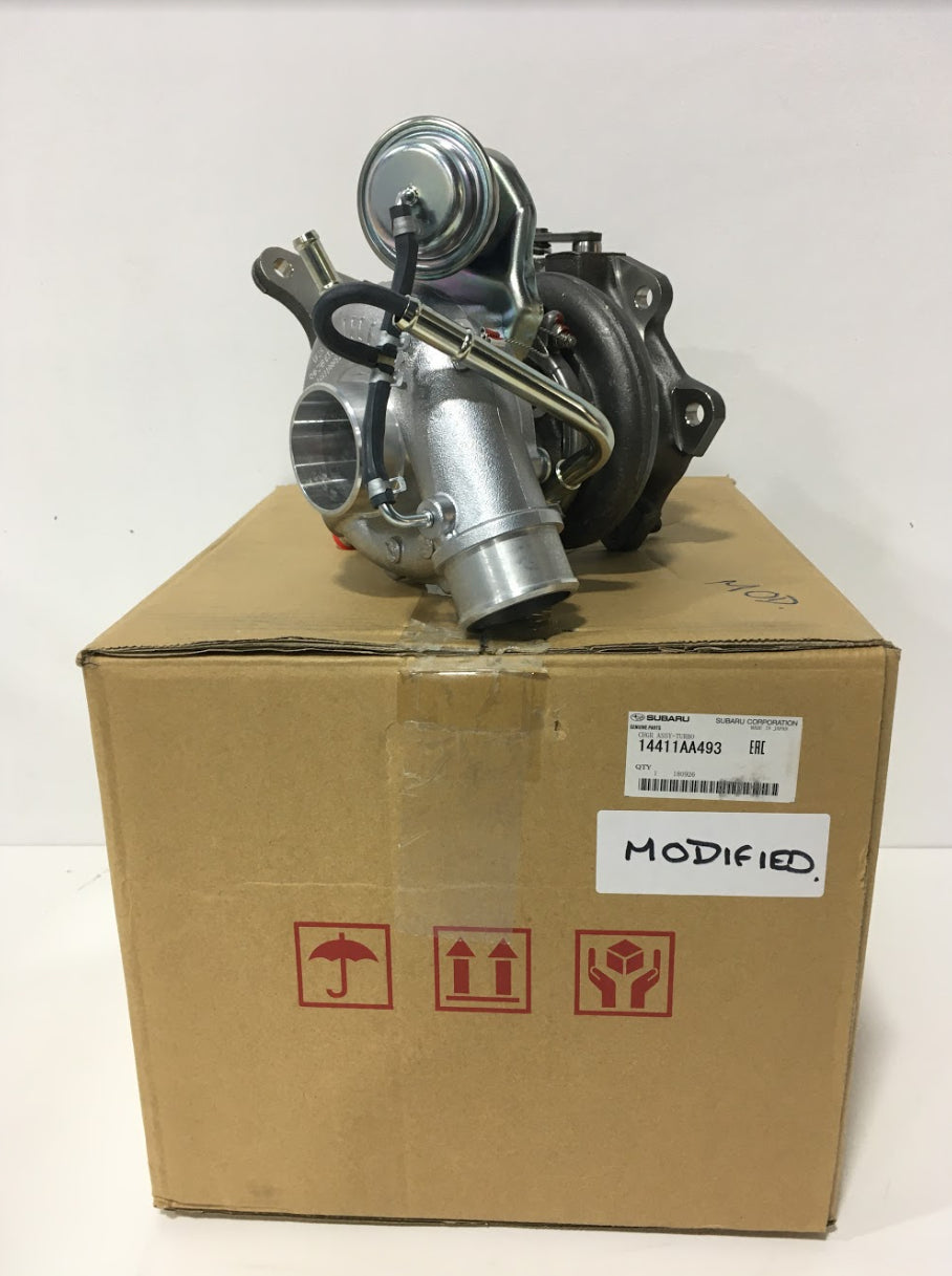 14411AA493MOD Subaru VF36 Turbo Twin Scroll Modified - Heat Shield Modified