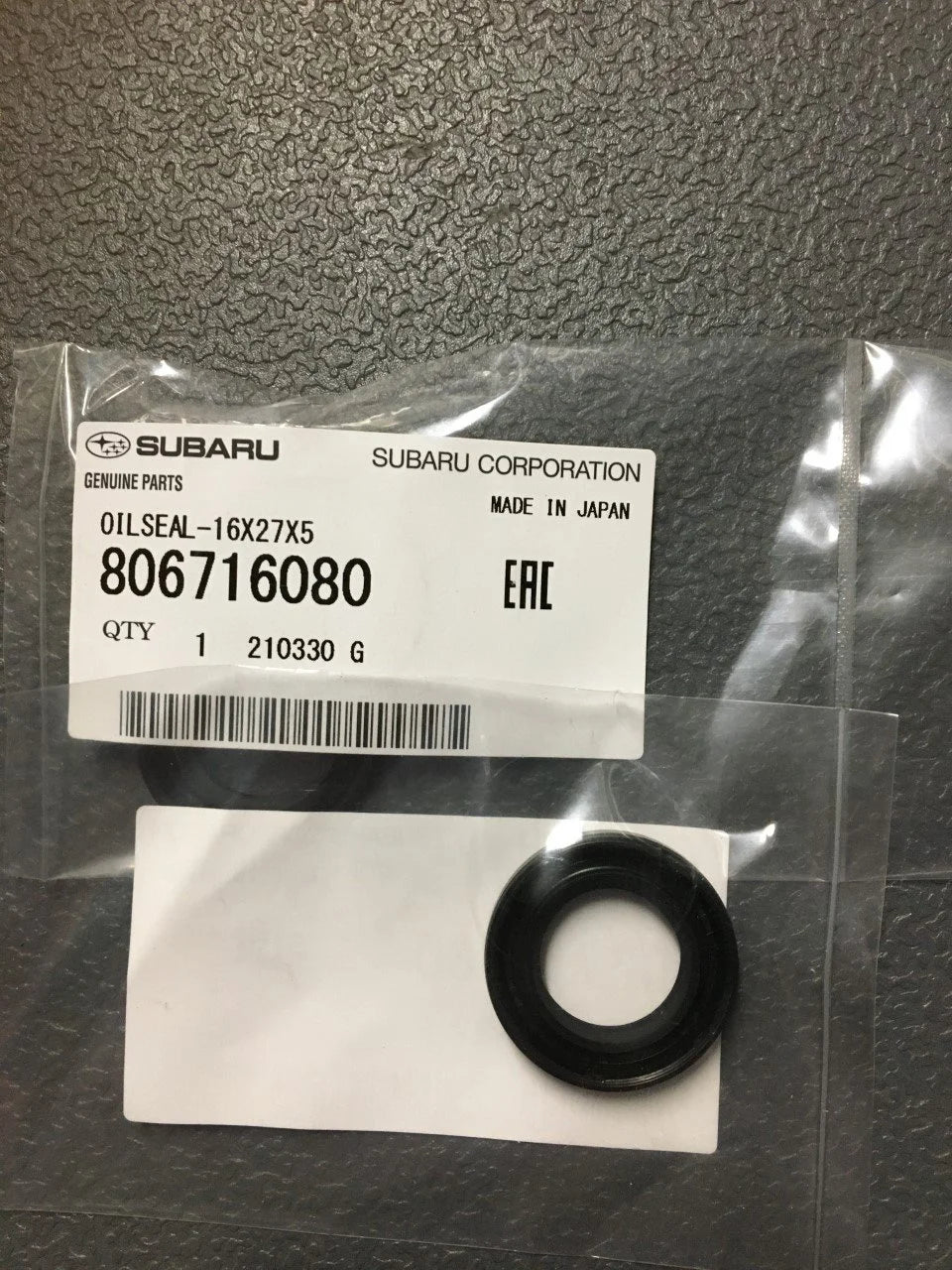 806716080 Subaru Oil Seal Manual Transmission 16x26x5