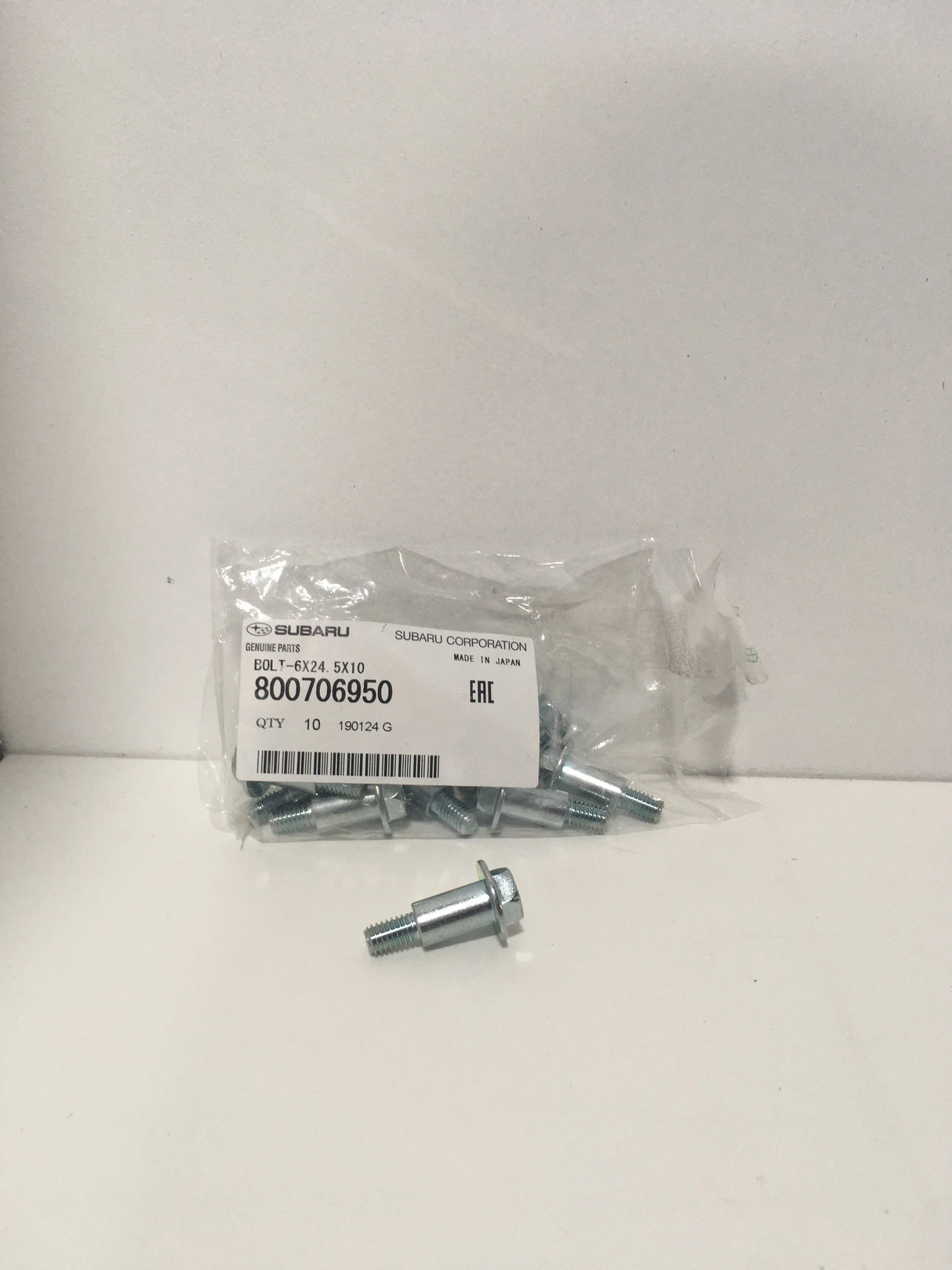 800706950 Subaru Timing Belt Cover Bolt M6x24.5x10