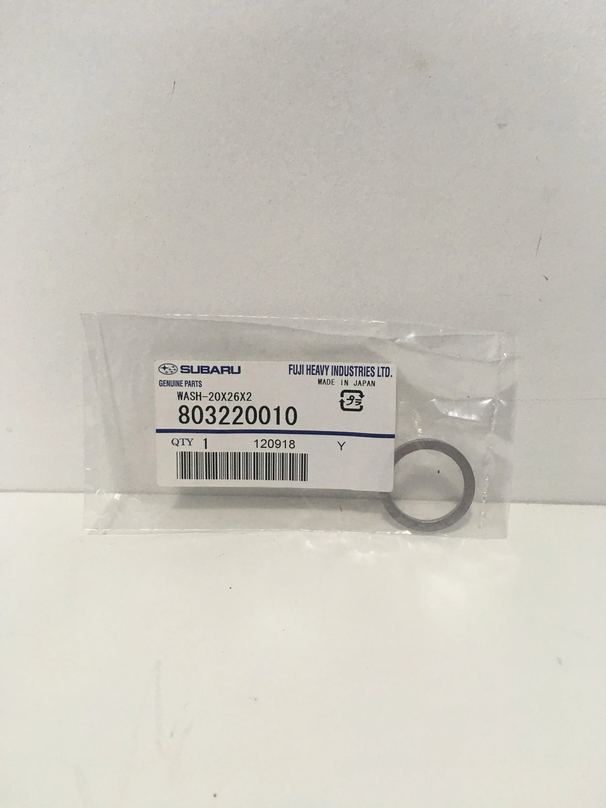 803220010 Subaru Oil Relief Valve Washer