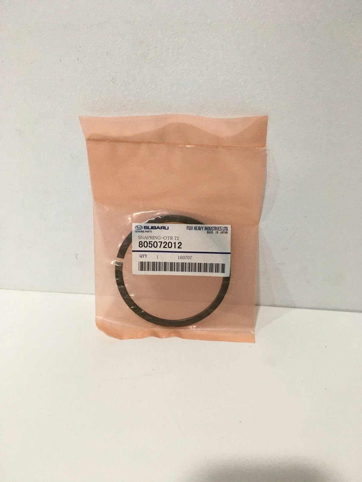 805072012 Subaru Snap Ring Mainshaft Outer T=2.25