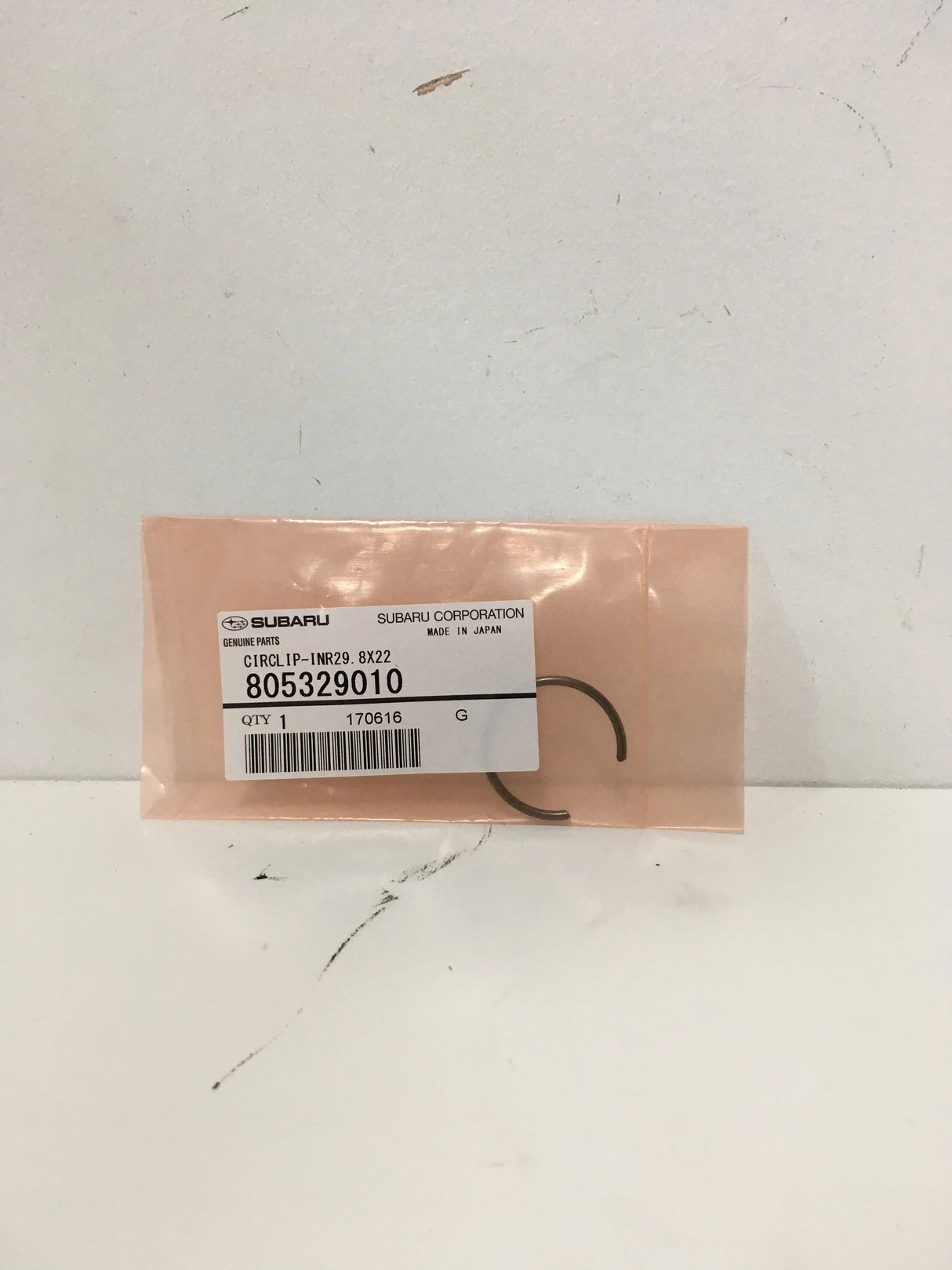 805329010 Subaru Gearbox Circlip Output Shaft 8x22 1992-2007