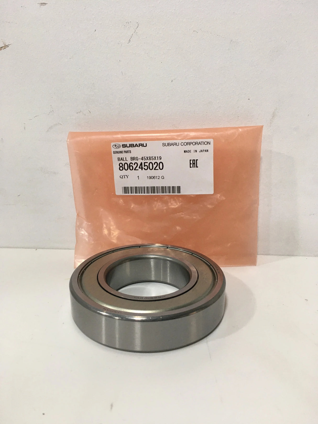 806245020 Subaru Ball Bearing 6MT 45x85x19 2003 Onwards