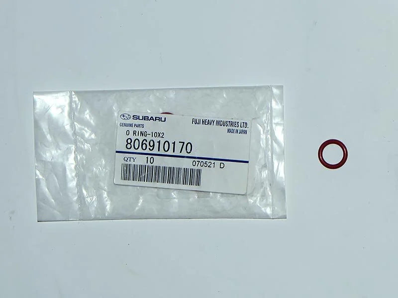 806910170 Subaru Engine Oil Dip Stick O Ring 10 x 2