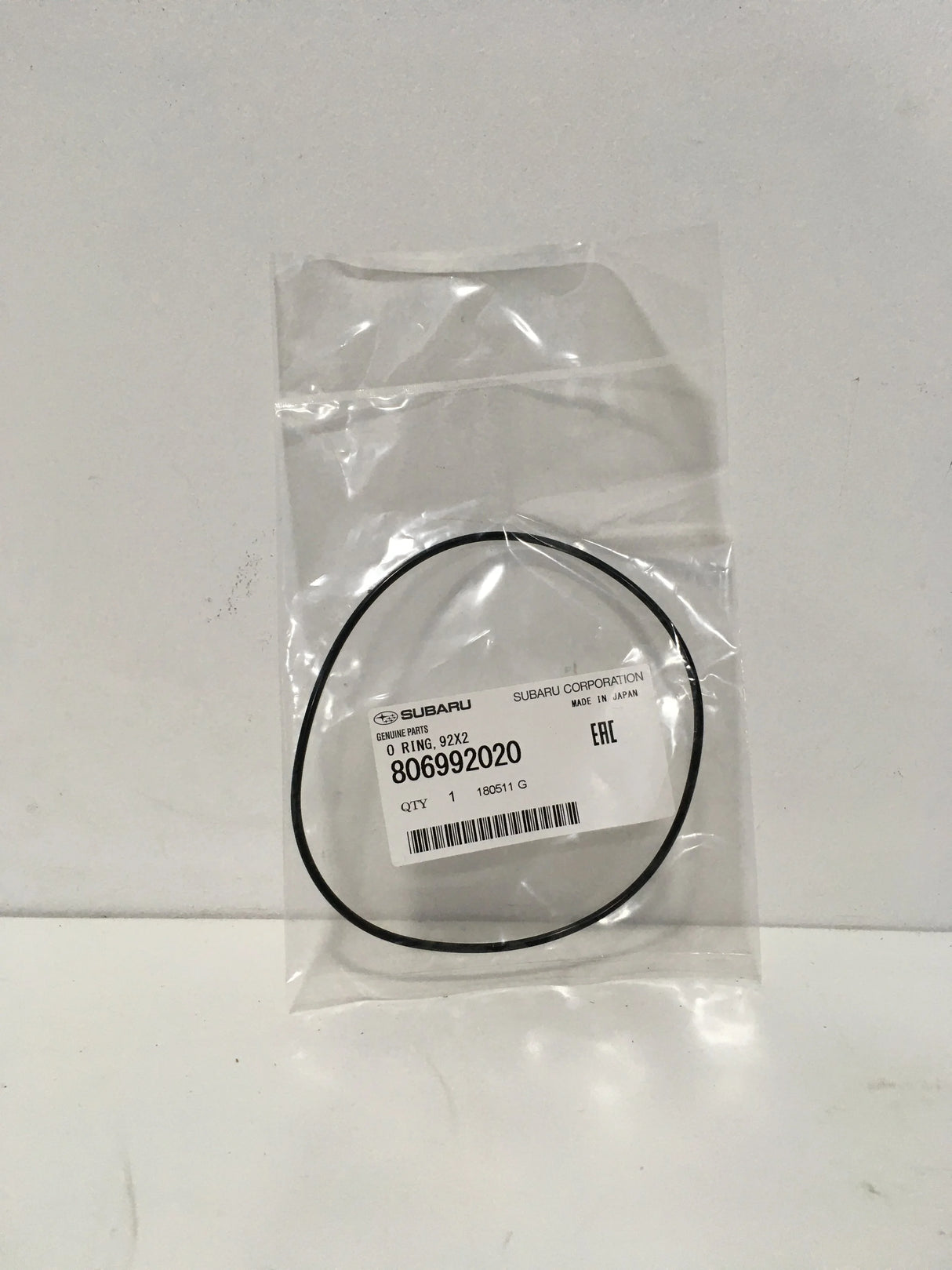 806992020 Subaru Rear Diff O Ring R180 92 x 2