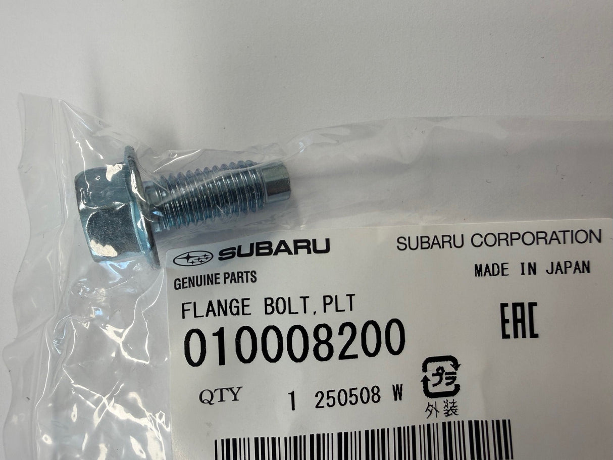 010008200 Subaru Downpipe, Exhaust, Heat Shield, Manual Gearshift & Up Pipe Bolt M8x20