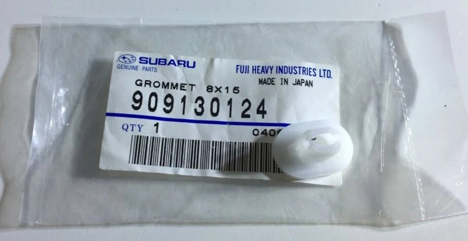 909130124 Subaru Headlamp Retaining Mounting Clip Lower White
