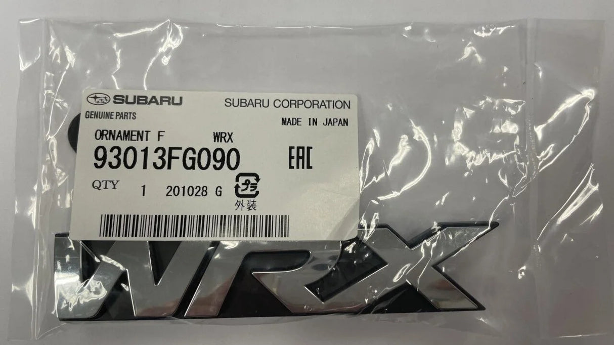 93013FG090 Subaru WRX Front Grille Badge 2011-2014