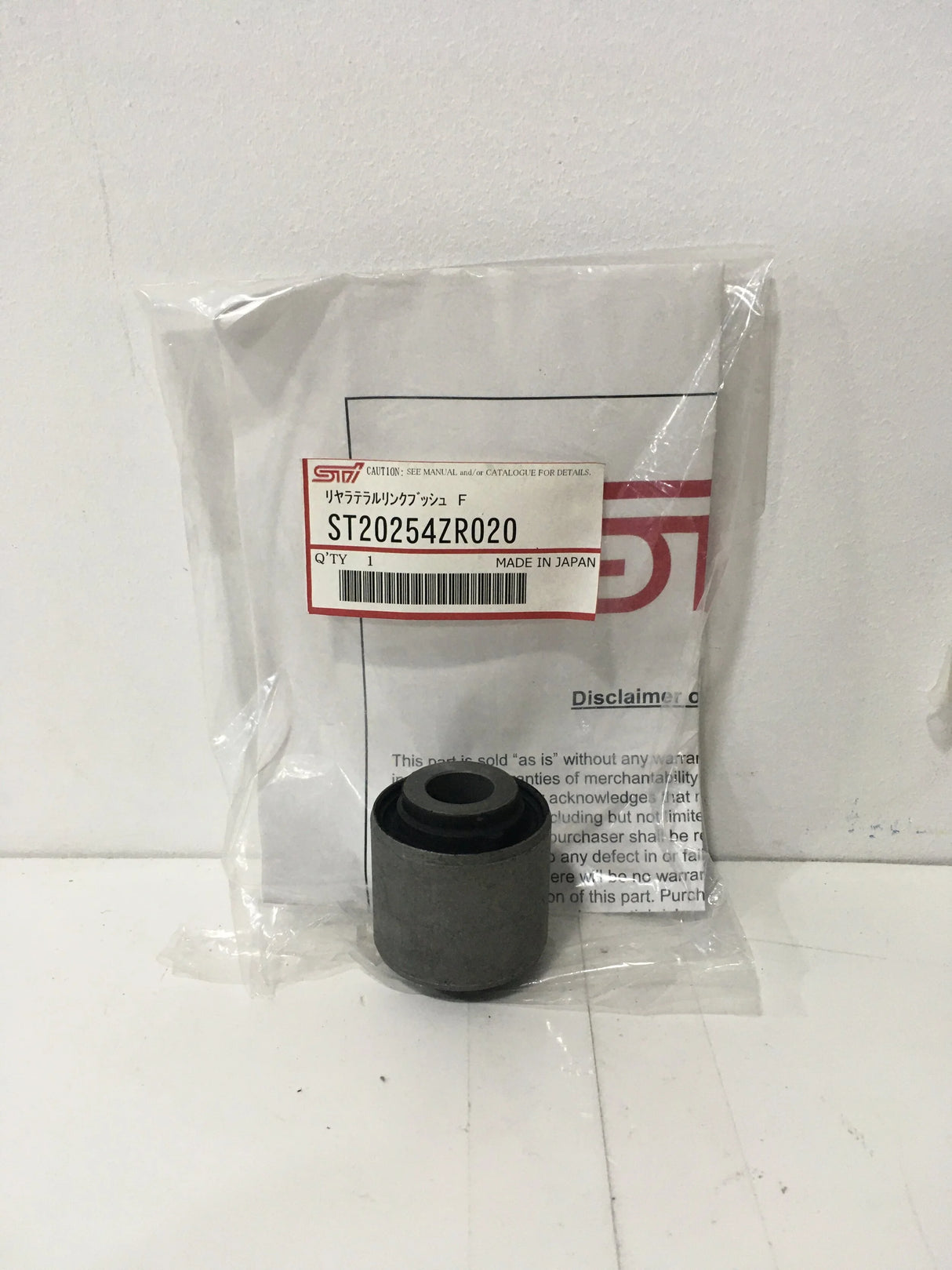 ST20254ZR020 Subaru STI Bush Toe Link Rear N14 2008-2014