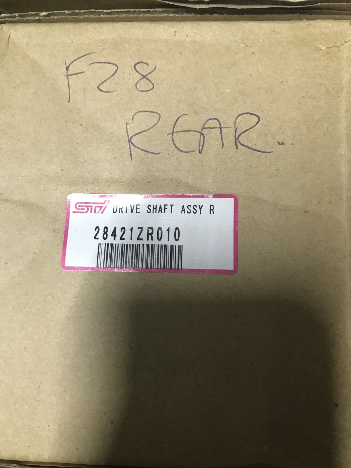 28321ZR010 Subaru Drive Shaft Front Heavy Duty STI 2014 Onwards