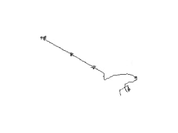 26522AA010 Subaru Rear Steel Brake Pipe L/H 1992-2007