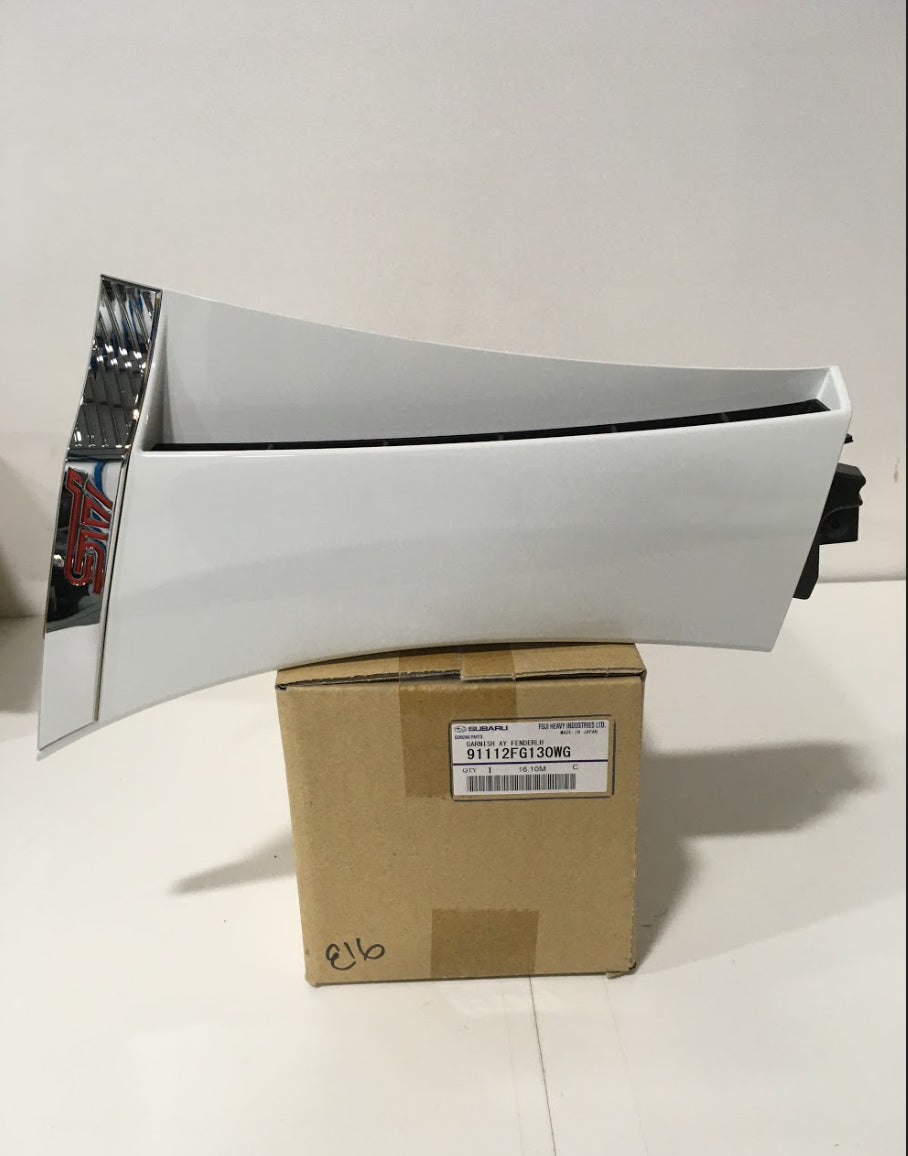 91112FG130WG Subaru Front Wing Lower Moulding (Garnish) L/H 2008 Onwards
