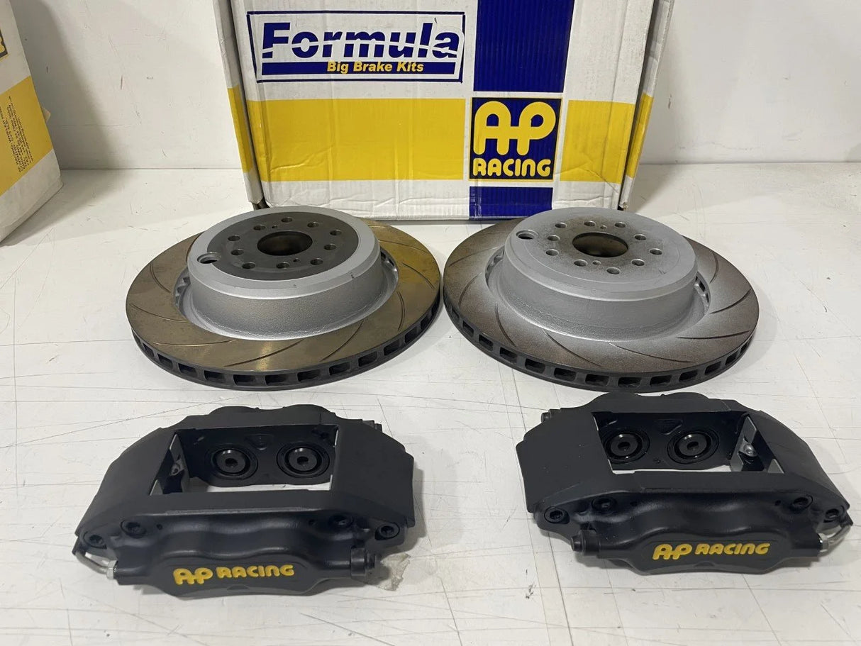 CP7615-1004BK:CG12 AP Formula Brake Kit 335x24 Rear 4Pot Black Calipers
