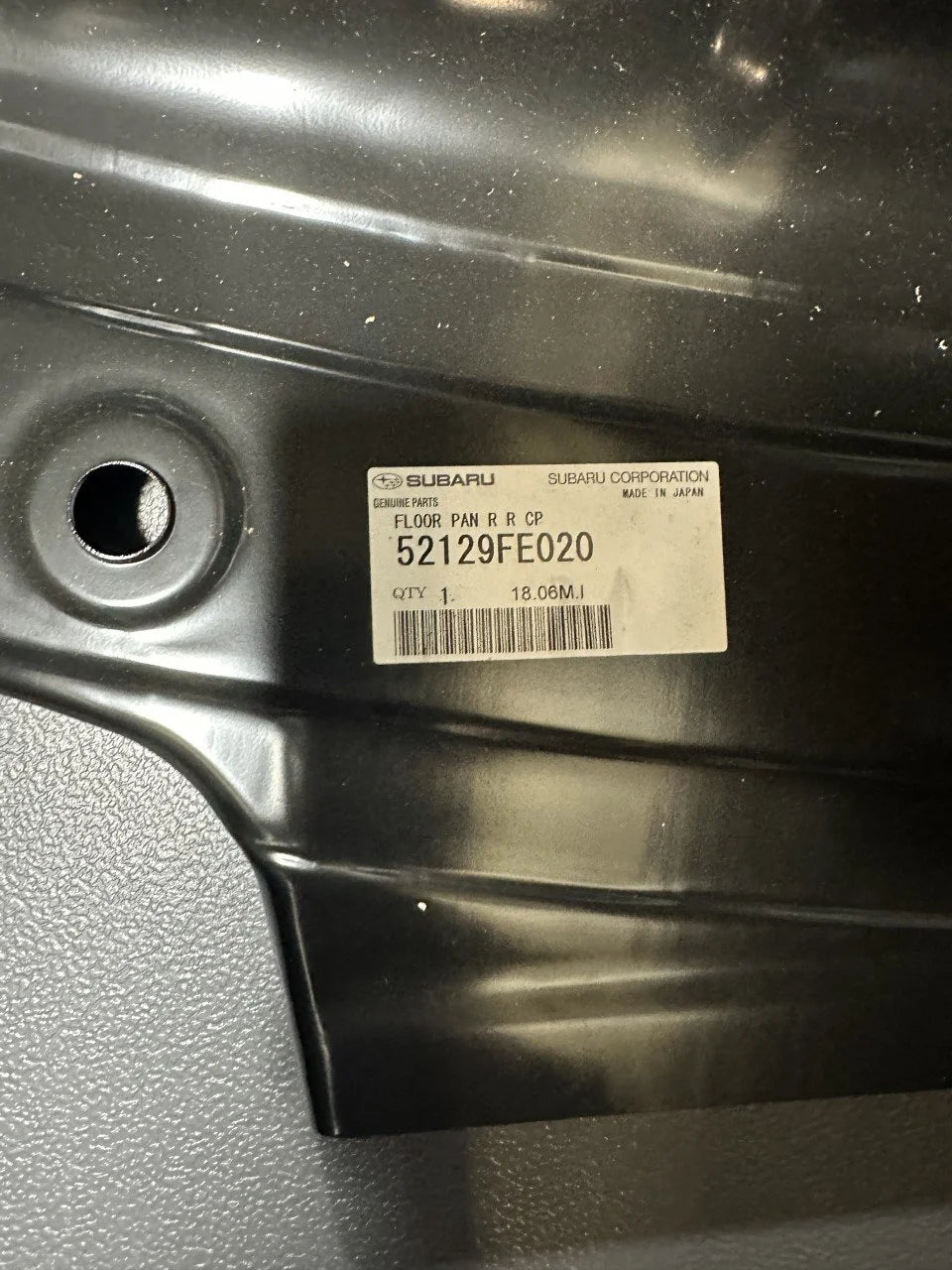 52129FE020 Subaru Rear Floor Pan 2005-2007