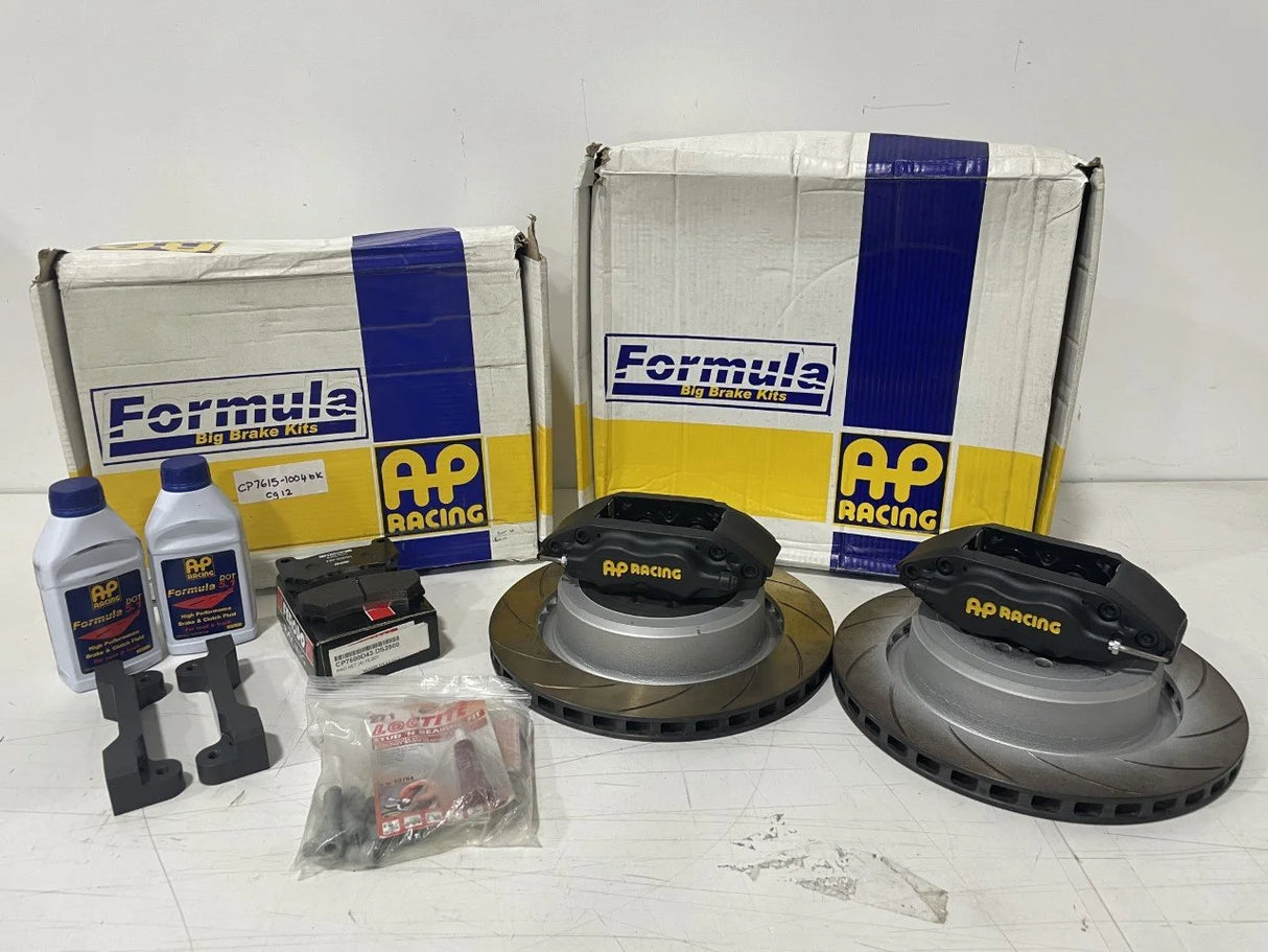 CP7615-1004BK:CG12 AP Formula Brake Kit 335x24 Rear 4Pot Black Calipers