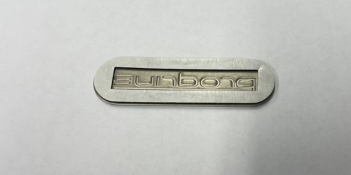 Prodrive Emblem Badge Titanuim 2.75"x0.75"